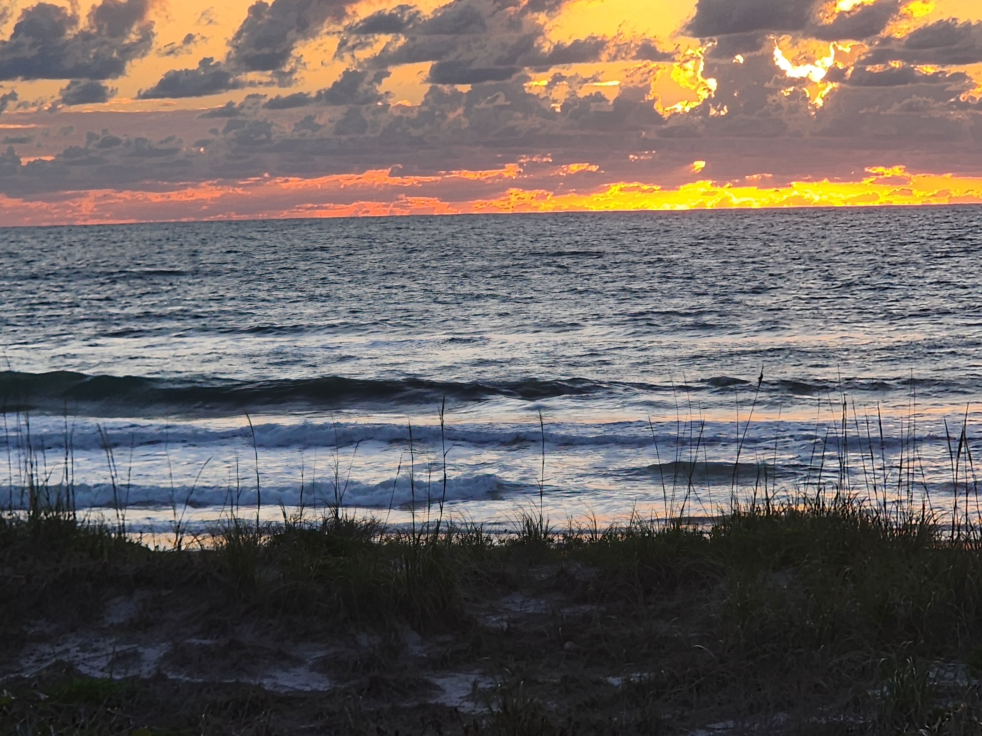 Cocoa Beach surf photo 2 — 1' and flat — walk the dog, enjoy the morning.