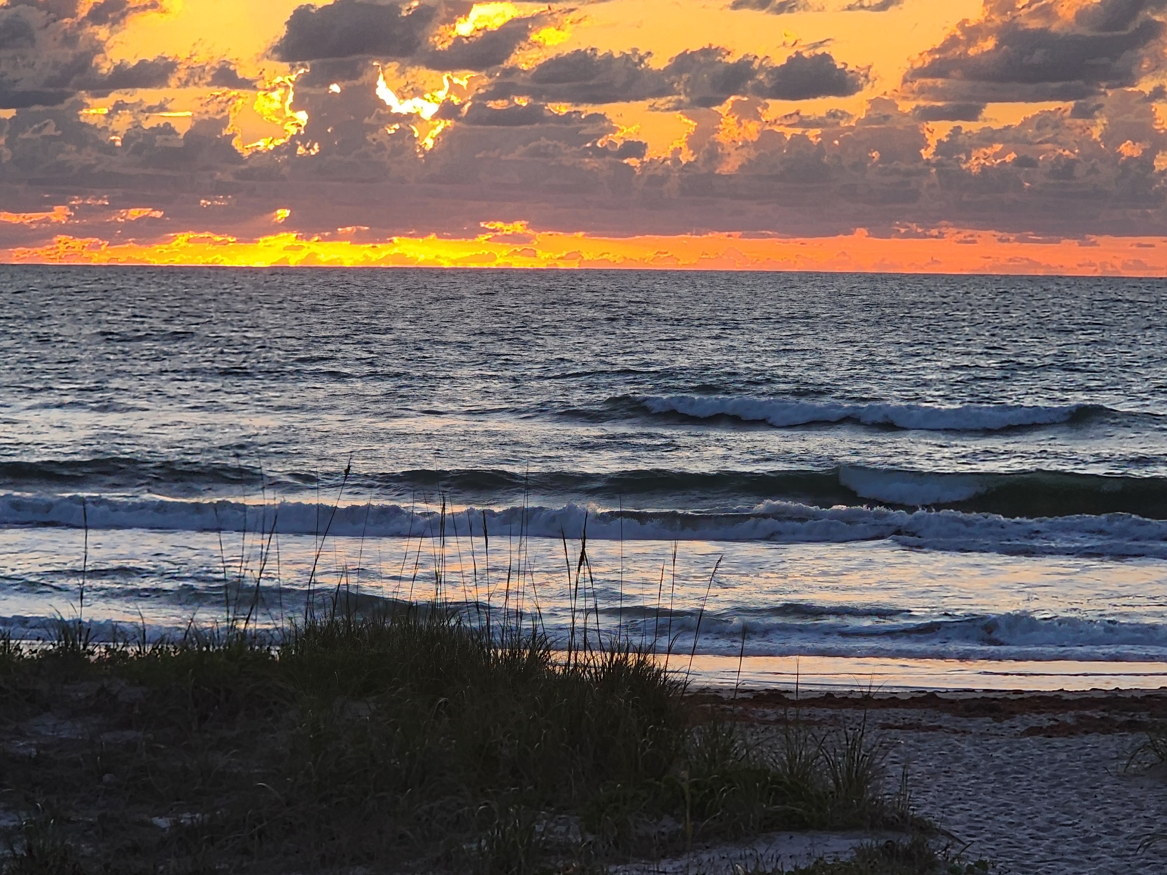 Cocoa Beach surf photo 3 — 1' and flat — walk the dog, enjoy the morning.